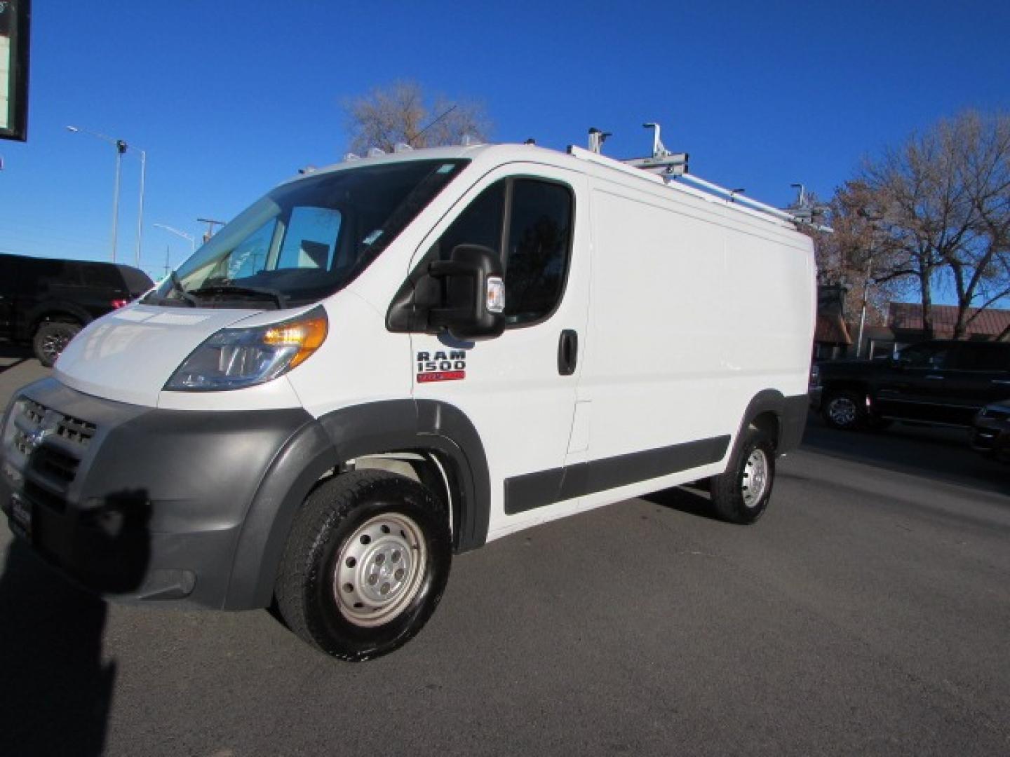 2016 White /Gray Cloth Ram Promaster 1500 Low Roof Tradesman 136-in. WB (3C6TRVAGXGE) with an 3.6L V6 engine, 6A transmission, located at 4562 State Avenue, Billings, MT, 59101, (406) 896-9833, 45.769516, -108.526772 - 2016 RAM Promaster 1500 Low Roof Cargo Van - Montana unit! 3.6 V6 24 valve engine - 6 speed automatic transmission - front wheel drive - 158,985 miles - Inspected and serviced - copy of inspection and work performed as well as complete history report provided - Ready to go to work today! Air c - Photo#0